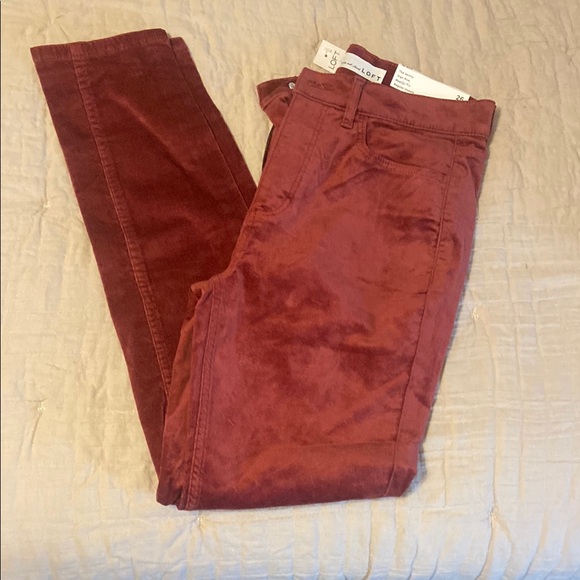 Velvet skinny high rise pants. Size 26/2 - Picture 1 of 8